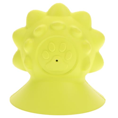 Milisten Hundespielzeug Greifer Verschönerung Broschendekoration Bausatz Geländer Interactive Dog Toys saugnäpfe chew Toy Bissfestes Welpenspielzeug Kauspielzeug in Fruchtform Gummi Yellow von Milisten