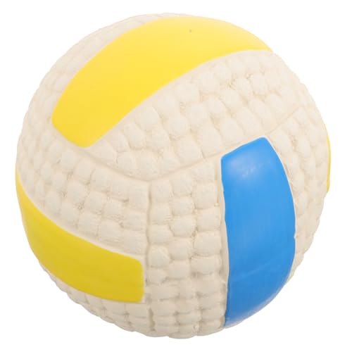 Milisten Hundespielzeugball für Hunde leises quietschendes Hundespielzeug Kauspielzeug Interactive Dog Toys Dog chew Toy Hunde quietschender Ball Quietschspielzeug für Hunde Gummi von Milisten