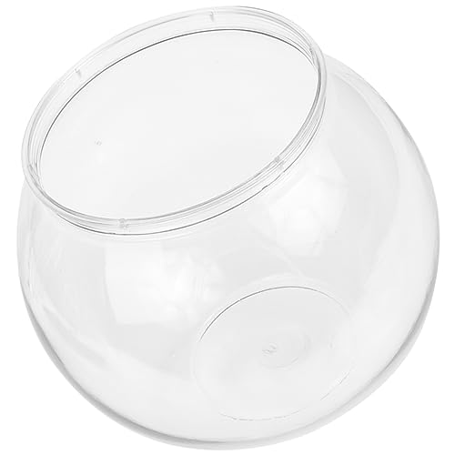 Milisten Mikrolandschafts-fischglas Fischglas-Aquarium Wasserpflanzentopf Klarer Blasenpflanzer Desktop-Aquarium Anlage Aquarien-kit Luft Flasche Bausatz Das Haustier Transparent von Milisten