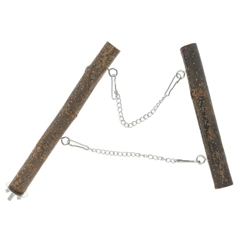 Milisten Natürliches Holz Papagei Schaukelspielzeug Vogel Kauspielzeug für Wellensittiche und Kleine Papageien Sicher und Langlebig Fördert Klettern Schaukeln und Gleichgewicht Dekorativ Milisten Natürliches Holz Papagei Schaukelspielzeug Vogel Kauspielzeug für Wellensittiche und Kleine Papageien Sicher und Langlebig Fördert Klettern Schaukeln und Gleichgewicht Dekorativ von Milisten