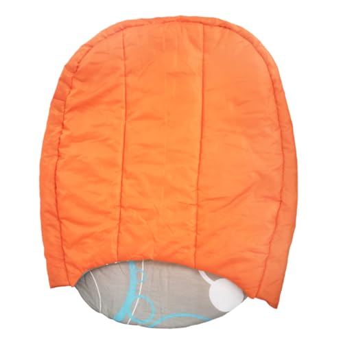 Milisten Schlafsack Für Haustiere Haustierkissen Für Die Reise Reisehundebett Haustierkissen Für Camping Camping-Schlafsack Warmer Schlafsack Für Hunde Welpenbett Polyester Orange von Milisten