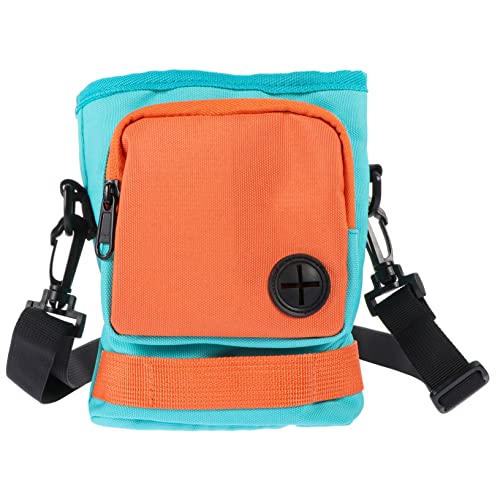 Milisten Snack-Trainings-Gürteltasche Hündchen Haustier Bausatz Autositz für Hunde Püppchen Spender hundetraining Dog Treat Bag Tasche für hundeleckereien Hundekotbeutel Polyester Orange von Milisten