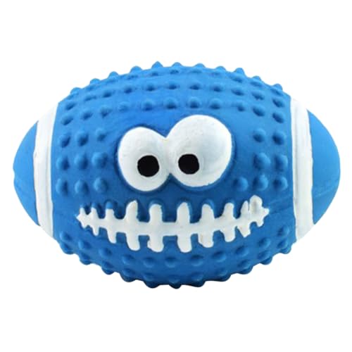 Milisten Spielzeugball für Haustiere lustige hundespielzeuge Hündchen Haustierbälle Interactive Dog Toys interaktives Hundespielzeug für kleine Hunde Hundekauball Emulsion Blue von Milisten