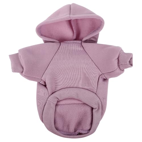 Milisten Welpen-Sweatshirt Hunde-Hoodie-Sweatshirts Hund Warme Kleidung Hundemantel Haustier-Sweatshirt Haustier-Hoodies Warmhaltende Kleidung Für Haustiere Warmer Hoodie Baumwolle von Milisten