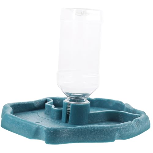 Milisten automatische Wasserzufuhr Schüssel Schildkrötenfutter Essen bärtiger Drache Futterspender groß Wassernapf für Reptilien Futterhalter für Reptilien Plastik Sky-Blue Milisten automatische Wasserzufuhr Schüssel Schildkrötenfutter Essen bärtiger Drache Futterspender groß Wassernapf für Reptilien Futterhalter für Reptilien Plastik Sky-Blue von Milisten