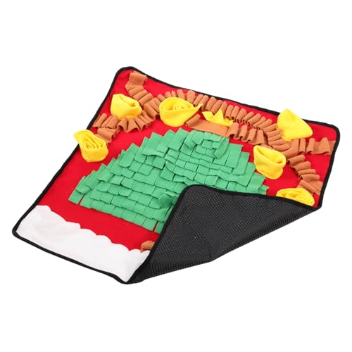 Pet Sniffing Pad Hundefuttermatte Hunde Schnüffelmatte Hundetraining Futtermatte hundekissen abwaschbar hundeschnüffelt Teppich Spielzeug Futterdecke Futtermatten Flanell Green MILISTEN von Milisten