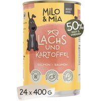 Milo & Mia Lachs & Kartoffel 24x400 g von Milo & Mia