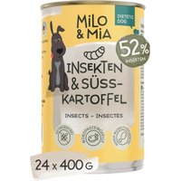 Milo & Mia Insekten & Süßkartoffel 24x400 g von Milo & Mia