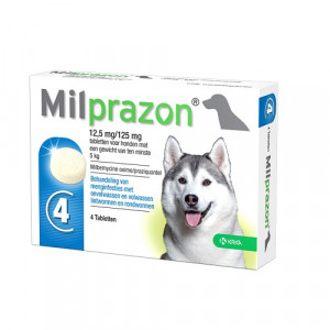 Milprazon Entwurmungstabletten für Hunde (5-75 kg) 2 Tabletten von Milprazon