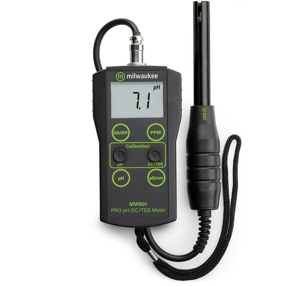 Milwaukee MW801 Smart pH/EC/TDS Messgerät - 1 Stück Milwaukee MW801 Smart pH/EC/TDS Messgerät - 1 Stück von Milwaukee