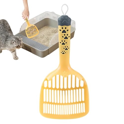 Cat Litter Box, Large Poop Scooper, Ergonomic Cat Scooper, Ergonomic Large Cat Litter Box Scooper with Durable Handle Modern Litter Scooper Portable Poop Scooper with Handle for Cat Owner von Mimoqk