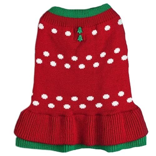 Christmas Sweaters for Dogs, Dog Christmas Hoodie, Holiday Pet Sweater, Christmas Dog Outfit, Dog Sweater Pullover, Breathable Pullover Pet Sweater for Small Dogs and Cats von Mimoqk