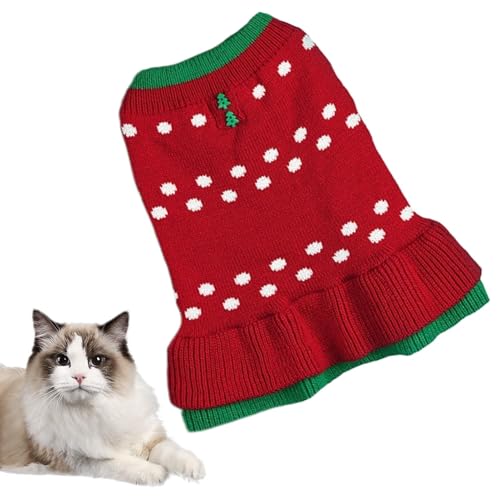 Christmas Sweaters for Dogs, Dog Christmas Hoodie, Holiday Pet Sweater, Christmas Dog Outfit, Dog Sweater Pullover, Breathable Pullover Pet Sweater for Small Dogs and Cats von Mimoqk