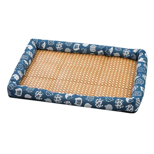 Dog Cooling Mat | Rattan Pet Cool Mats | Sleeping Mat for Dogs and Cats, Summer Ice Pads, Pet Supplies for Crate Kennel Bed Sofa von Mimoqk