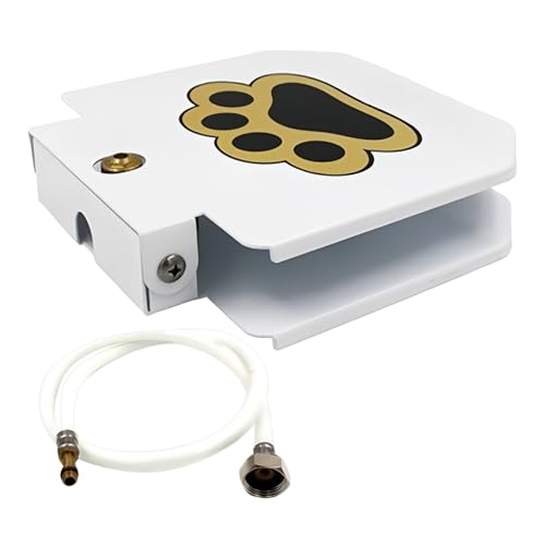 Dog Water Fountain, Step on Sprinkler Toy Feeder, Adjustable Pressure Water Dispenser, Hydration Pedal, Pet Drinking Solution for Garden, Yard, Lawn, Patio, 8,66 x 8,46 x 1,97 Zoll Dog Water Fountain, Step on Sprinkler Toy Feeder, Adjustable Pressure Water Dispenser, Hydration Pedal, Pet Drinking Solution for Garden, Yard, Lawn, Patio, 8,66 x 8,46 x 1,97 Zoll von Mimoqk