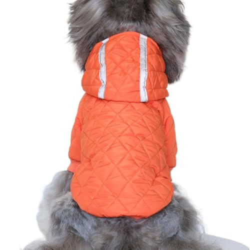 Haustier-Warmer Coat, Dog Cold Weather Coat, Adjustable Dog Coat, Reflective Dog Jacket, Thickened Dog Coat, Thickened Dog Cold Weather Coat für kleine, mittlere und große Hunde von Mimoqk