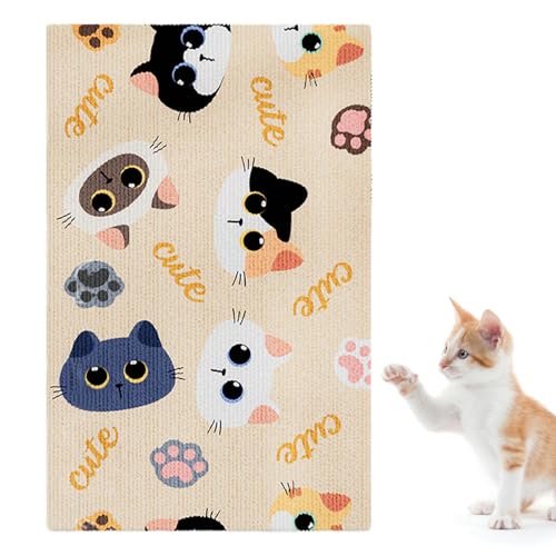 Indoor Cat Scratching Pad | Cat Toys for Scratching | Cute Cat Scratching Mat | Wearresistant Scratching Cats Cat Scratching Cat Scratching Board with Cartoon Characters von Mimoqk