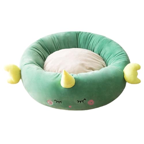 Mimoqk Beruhigendes Hundebett, Donut-Bett für Hunde und Katzen | Hunde- und Katzenbett mit waschbarem Donut Kitten Nests - Kätzchennest Donut waschbar Hunde- und Katzenbetten von Mimoqk