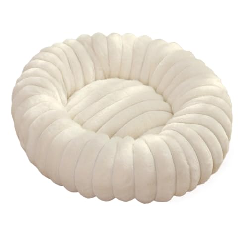 Mimoqk Donut Dog Bed, Round Dog Bed, Washable Donut Pet Bed, Soft Plush Donut Cat Bed, Round Washable Anti-Slip Pet Bed for Small Dogs and Cats, Comfortable Cat Couch for Rest and Sleep von Mimoqk