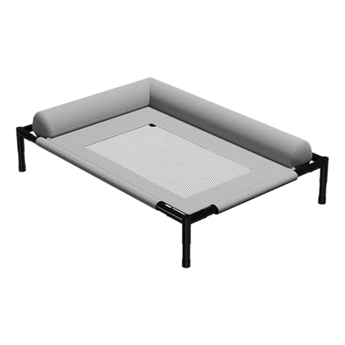 Mimoqk Erhöhtes Hundebett für Hunde, Kühlbett, erhöht und belüftet, Möbel für Haustiere für Senioren, Welpen, Katzen, Kaninchen, Terrasse, Garten, Büro, Schlafzimmer, Auto und Mimoqk Erhöhtes Hundebett für Hunde, Kühlbett, erhöht und belüftet, Möbel für Haustiere für Senioren, Welpen, Katzen, Kaninchen, Terrasse, Garten, Büro, Schlafzimmer, Auto und von Mimoqk