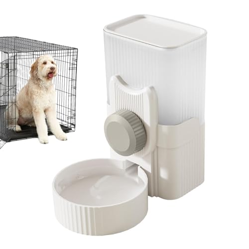 Mimoqk Futterspender für Kaninchen | Wasserspender für Hundekäfige - automatische Schwerkraftzufuhr Katzenfutter Trockenfutter Hundefutter Zubehör für Käfige für von Mimoqk