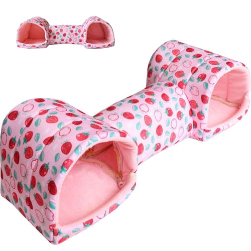 Mimoqk Hamster Versteck Tunnel - Schlafhöhle Mit Tunnel | Maschinenwaschbares Zubehör Für Chinchilla Frettchen Kaninchen Kleintierkäfig Mimoqk Hamster Versteck Tunnel - Schlafhöhle Mit Tunnel | Maschinenwaschbares Zubehör Für Chinchilla Frettchen Kaninchen Kleintierkäfig von Mimoqk