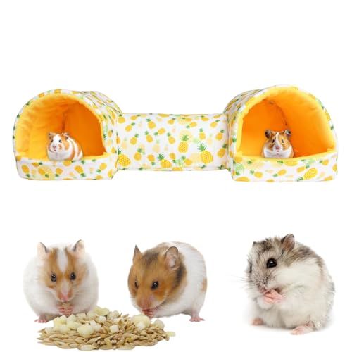 Mimoqk Hamsterversteck – waschbare Röhren, Spielzeug für kleine Haustiere | Spielkäfig-Zubehör rutschfest und maschinenwaschbar für Chinchillas, Kaninchen, Frettchen und andere kleine Mimoqk Hamsterversteck – waschbare Röhren, Spielzeug für kleine Haustiere | Spielkäfig-Zubehör rutschfest und maschinenwaschbar für Chinchillas, Kaninchen, Frettchen und andere kleine von Mimoqk