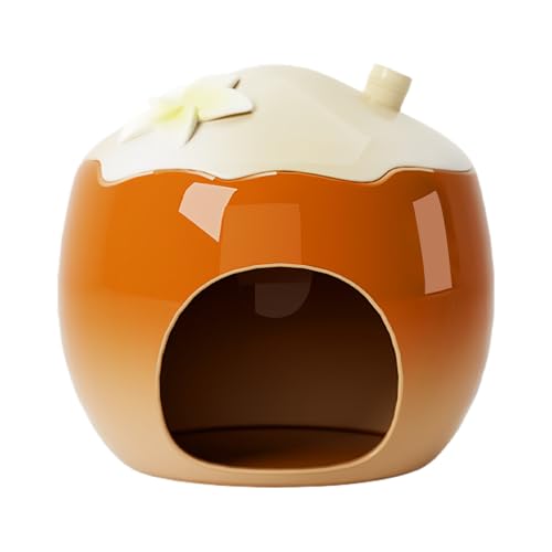 Mimoqk Haus für Hamster, Kühlhöhle | Lebensraum in Form von Früchten für kleine Tiere, Versteck für Chinchillas, Igel, Rennmäuse Lemmings Mimoqk Haus für Hamster, Kühlhöhle | Lebensraum in Form von Früchten für kleine Tiere, Versteck für Chinchillas, Igel, Rennmäuse Lemmings von Mimoqk