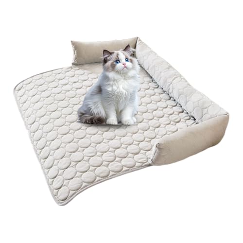 Mimoqk Hundekühlmatte | Schutzauflage Für Sofa Und Hundebett | Bequeme Atmungsaktive Unterlage Für Welpen Und Kitten Im Haus, Auto Und Transportbox Mimoqk Hundekühlmatte | Schutzauflage Für Sofa Und Hundebett | Bequeme Atmungsaktive Unterlage Für Welpen Und Kitten Im Haus, Auto Und Transportbox von Mimoqk