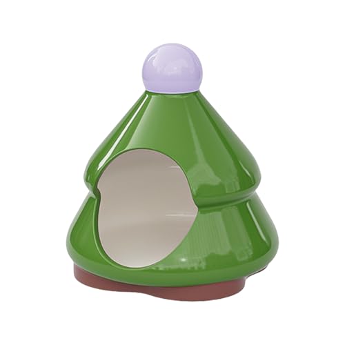 Mimoqk Keramik Hamster Versteck,Süße Tannenbaumförmige Hamsterhöhle - Wasserdichtes Höhlenversteck als Plattform für Kleintiere wie Hamster Eichhörnchen Chinchilla Mimoqk Keramik Hamster Versteck,Süße Tannenbaumförmige Hamsterhöhle - Wasserdichtes Höhlenversteck als Plattform für Kleintiere wie Hamster Eichhörnchen Chinchilla von Mimoqk