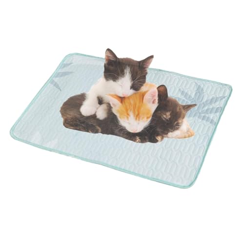 Mimoqk Kühlmatte für Hunde, Kühlmatte für Hunde - Faltbares Katzenkissen Summer Pet Mats - Bequeme Kühlmatte und Atmungsaktive Kühlmatte Tolles Haustierkissen von Mimoqk