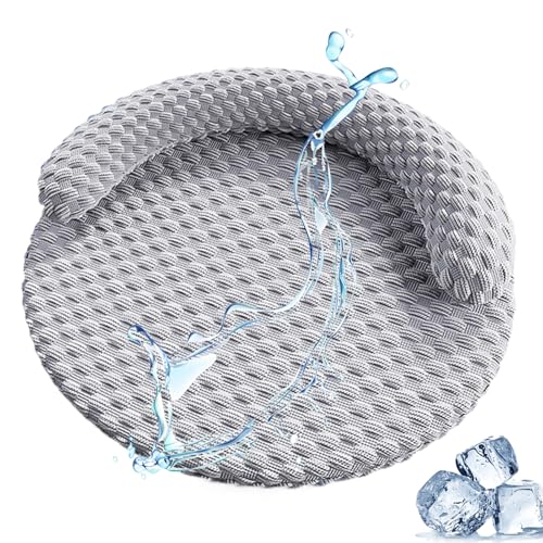 Mimoqk Kühlmatte für Katzen, wasserdichte Hundematratze im Sommer – rutschfestes Kissen, bequem, für Welpen und Kätzchen im Innen- und Außenbereich, Haus und Auto Mimoqk Kühlmatte für Katzen, wasserdichte Hundematratze im Sommer – rutschfestes Kissen, bequem, für Welpen und Kätzchen im Innen- und Außenbereich, Haus und Auto von Mimoqk