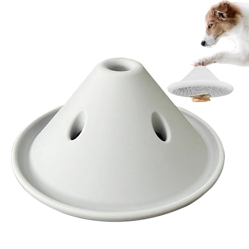 Mimoqk Silikon-Haustier-Langsamfutternapf, Hundenapf-Langsamfutternapf,Lustiges, interaktives Slow-Eater-Hundegericht | Pet Feeder Fun Interactive Slow Eater Dog Dish Hundefutternäpfe für kleine, von Mimoqk