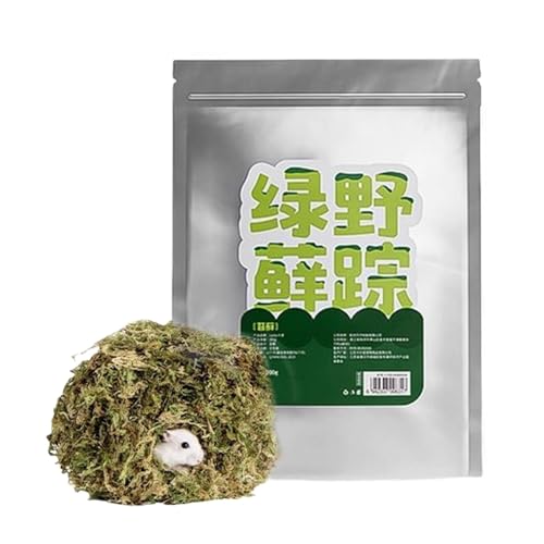 Mimoqk Soft Moss for Hamster, Natural Bedding for Small Animals, Habitat Moss, Ideal for Hamster Terrarien, Reptile Tanks, Live Creature Projects, Perfect for Safe, Environments von Mimoqk