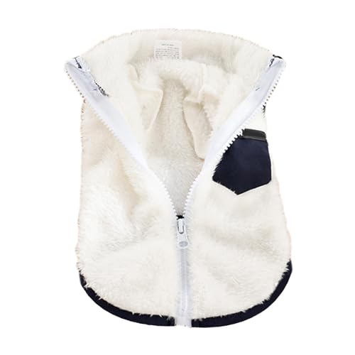 Mimoqk Warmer Hundemantel, Hundemantel Ultra Warm und Kalt, Fleece Weste für Hunde Gefüttert mit Wintermantel, Hundemäntel bei kaltem Wetter, wasserdichte Schneejacke für Hunde inkl von Mimoqk