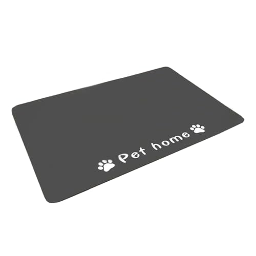 Non-Slip Dog Bowl Mat, Easy-Care Cat Food Mat, Quick Dry Water Dispenser Mat, Waterproof Pet Feeding Mat, Non-Slip Dog Bowl Feeding Mat Waterproof Quick Dry Pet Food Mat for Messy von Mimoqk