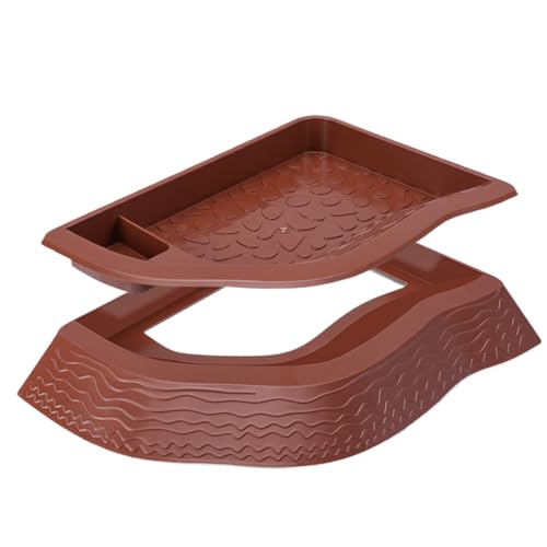 Tortoise Water Dish, Anti-Slip Reptile Pool Dish, Gentle Ramp Access, Textured Non-Slip for Bathing, Habitat, Enclosure, Terrarium, Soaking, 10.94x7.83x1.18 Inches Tortoise Water Dish, Anti-Slip Reptile Pool Dish, Gentle Ramp Access, Textured Non-Slip for Bathing, Habitat, Enclosure, Terrarium, Soaking, 10.94x7.83x1.18 Inches von Mimoqk