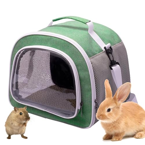 Transportbox für kleine Haustiere, Transportbox für Kleintiere, Transportbox für Tiere, Tragetasche für Rennmäuse, Tragetasche für Hamster, tragbare Transportbox für Kleintiere, atmungsaktive Transpor von Mimoqk