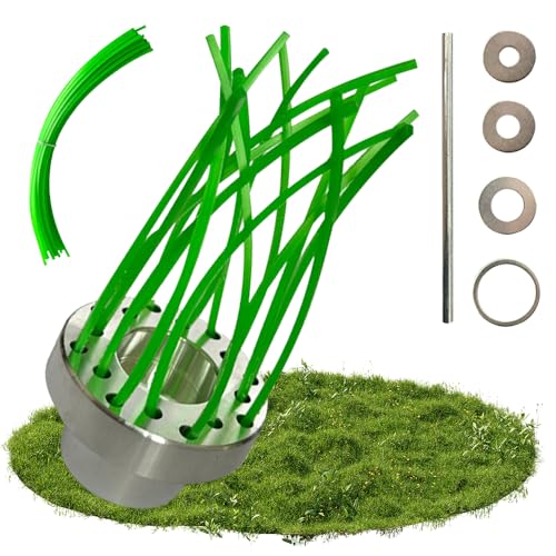 Mineup Unkrautbürste Für Freischneider, Wildkrautbürste Für Motorsense Zubehör, Universal Aluminium Trimmerkopf Mit 32 Radikal Nylon Trimmerfaden, Rasentrimmer Unkrautbürste Für Garten Unkraut Mineup Unkrautbürste Für Freischneider, Wildkrautbürste Für Motorsense Zubehör, Universal Aluminium Trimmerkopf Mit 32 Radikal Nylon Trimmerfaden, Rasentrimmer Unkrautbürste Für Garten Unkraut von Mineup