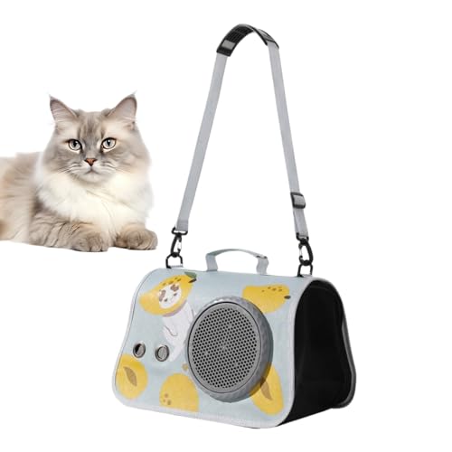 Katzentransportbox - Transportbox Für Katzen Auf Reisen,Große Transporttasche für Tiere mit Trageriemen Atmungsaktiv für Erwachsene Senioren Jugendliche Katzentransportbox - Transportbox Für Katzen Auf Reisen,Große Transporttasche für Tiere mit Trageriemen Atmungsaktiv für Erwachsene Senioren Jugendliche von Mingchengheng