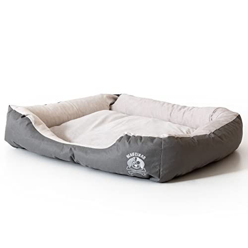 minify Wauzibar Hundebetten in 3 Größen und 5 tollen Farbkombinationen (L, Grau/Beige) von minify