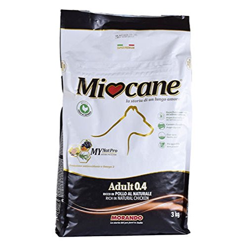 Miocane Adult Pellets Trockenfutter für Hunde (Hundefutter trocken, 100% Made in Italy, Hauptzutat: Huhn, Hundetrockenfutter, Hunde Futter, Portionsgröße: 3 kg) von Miocane