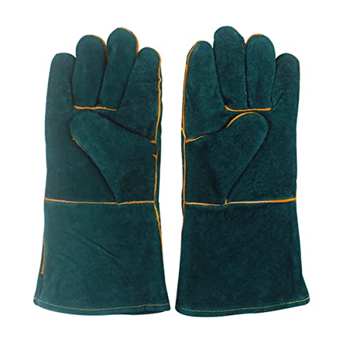 Mipcase 1 Paar Anti-Biss-Handschuhe Gartenhandschuhe Für Handschuhe Zum Umgang Mit Vögeln Sonnenhandschuhe Gartenausrüstung Bissfeste Handschuhe Leder Tier Trainingshandschuhe Arbeit von Mipcase