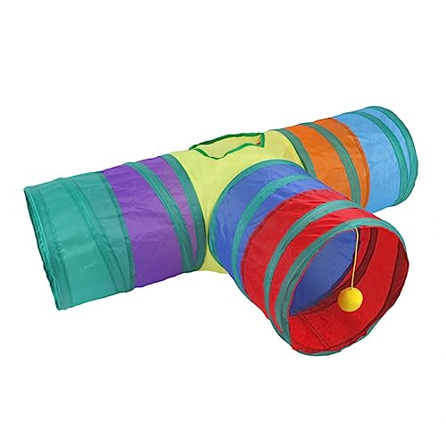 Mipcase 1stk Katzenrassel Aus Papier Tunnel Lustiger Katzentunnel Lustiger Tunnel Crinkle-Tunnel Für Haustiere Tunnelröhre Für Kleintiere Kräuseln Lauf Bohren Kauen Polyester Baumwolle von Mipcase