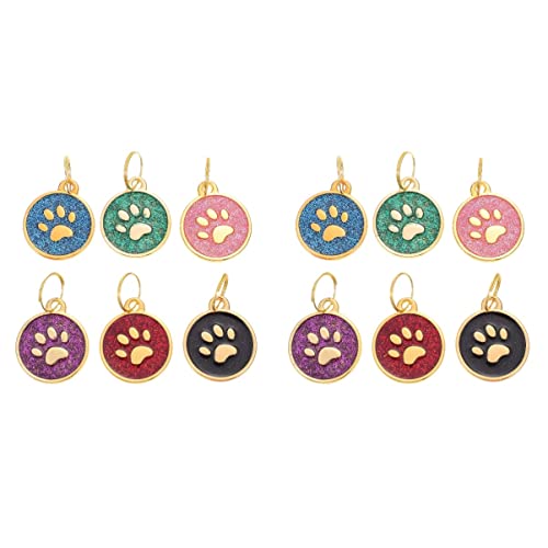 Mipcase 12 PCS PET ID PET Identity Tag Katzen- Tag- Kragen Hundetags Zink Zink von Mipcase