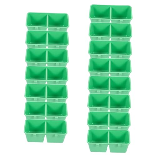 Mipcase Vögel Liefert Kit 15pcs Papagei Fütterung Schüssel Vogelfutter Schüssel Vögel Wasser Schüssel Vogel Feeder Robust von Mipcase