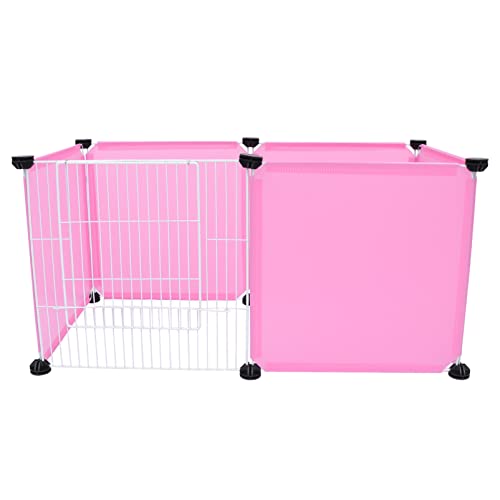 Mipcase 1Set Katzenspielzeug mit Tierharz Mini für Haustier Chinchillas Draht Igel Pop-Tür Igelzaun Welpe Zusammenbauen DIY Meerkaninchen Frettchen Lebensraum Drinnen Materialien von Mipcase