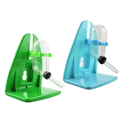 Mipcase 2 Sätze Hamster 60 Ml Hängekäfig-trinkbrunnen Katzenwasserspender Katzenwasserzuführung Automatische Hundewasserschale Haustier Wasserzuführung Wasserflasche Wasserkocher Vakuum von Mipcase