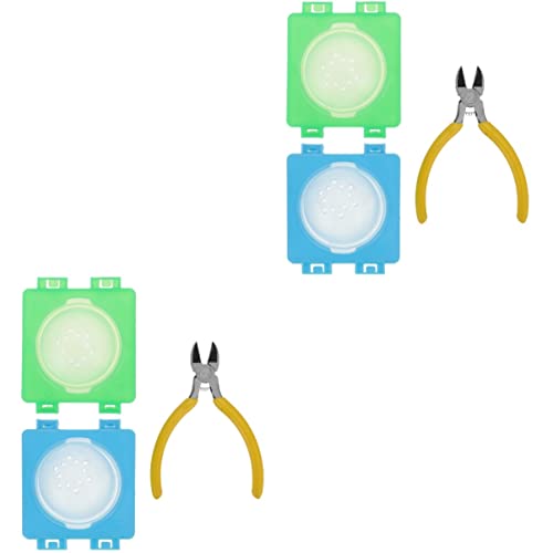 Mipcase 2 Sets Plattenschnittstelle Spielzeugbrett Haustier-Ersatzkäfig Liefert U-Bahn-Gehäuse-Verbindungsstecker Stopper Zangenstecker Stecker für Kleine Röhre mit Ende Haustieren von von Mipcase