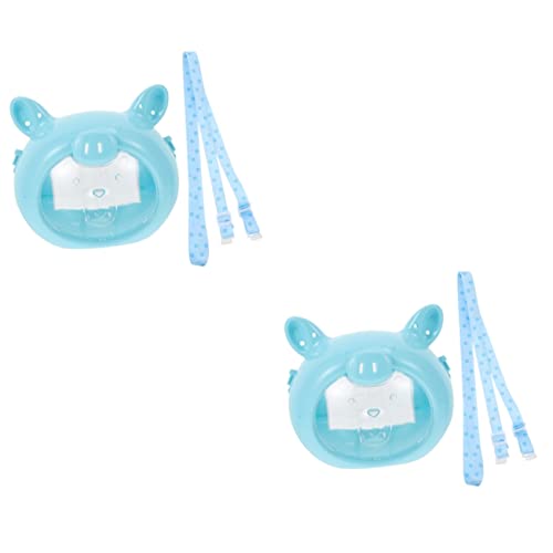 Mipcase 2 STK Hamsterkäfig Zum Mitnehmen Reise Hamster Tasche Kleintiertransporter Abgehende Handtasche Für Haustiere Kleintierkäfig Käfig Plastik Meerschweinchen Reisen von Mipcase